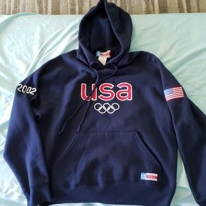 Roots USA Olympics 2002 Hoodie Size M